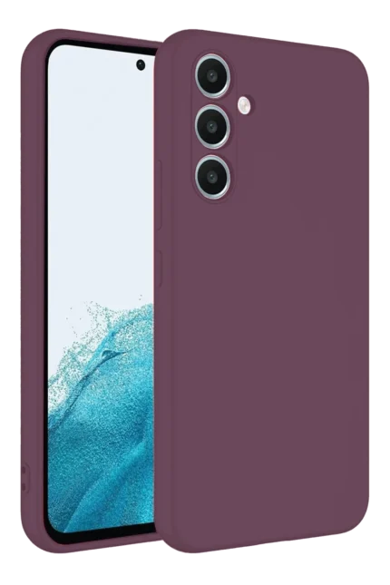 Uray store Samsung Galaxy A16 5G Kılıf First Silikon - Mürdüm