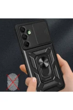 Uray store Samsung Galaxy A16 5G Kılıf Pars Lens Yüzüklü Silikon - Yeşil - Görsel 3