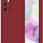 Uray store Samsung Galaxy A16 5G Kılıf Viera Silikon - Bordo