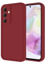Uray store Samsung Galaxy A16 5G Kılıf Viera Silikon - Bordo