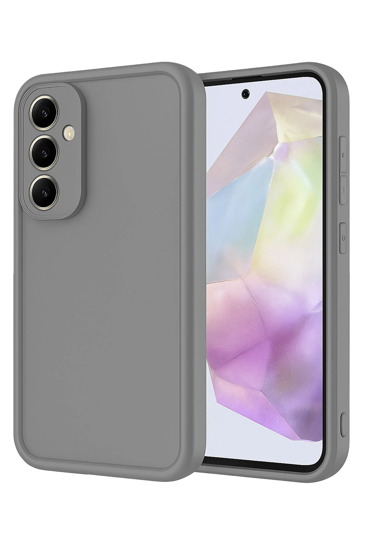 newface-samsung-galaxy-a16-5g-kilif-viera-silikon-gri-default Uray store Samsung Galaxy A16 5G Kılıf Viera Silikon - Gri - Görsel 1