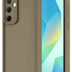 Uray store Samsung Galaxy A16 5G Kılıf Viera Silikon - Kahverengi