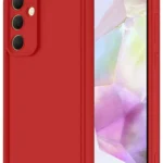 Uray store Samsung Galaxy A16 5G Kılıf Viera Silikon - Kırmızı