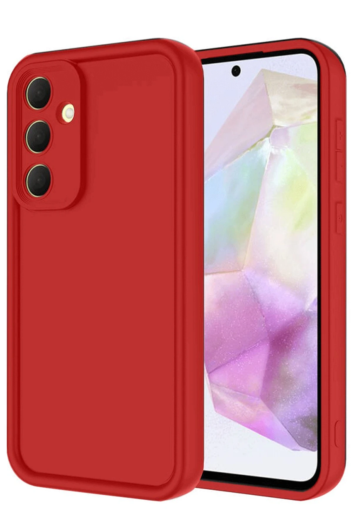 newface-samsung-galaxy-a16-5g-kilif-viera-silikon-kirmizi-default Uray store Samsung Galaxy A16 5G Kılıf Viera Silikon - Kırmızı - Görsel 1