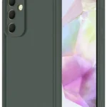 Uray store Samsung Galaxy A16 5G Kılıf Viera Silikon - Koyu Yeşil