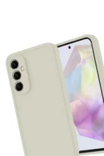 Uray store Samsung Galaxy A16 5G Kılıf Viera Silikon - Krem - Görsel 2