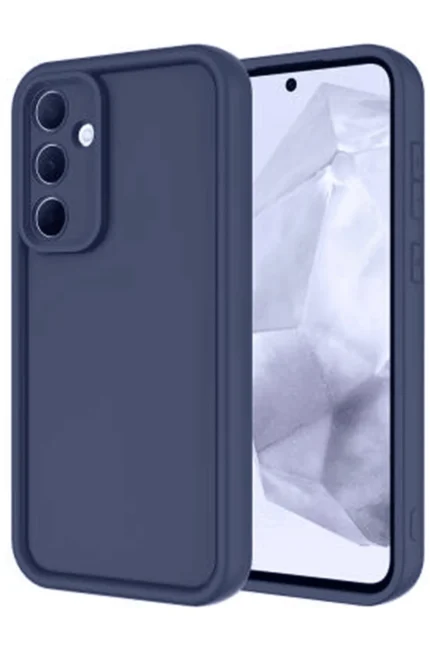 Uray store Samsung Galaxy A16 5G Kılıf Viera Silikon - Lacivert