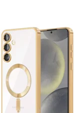 Uray store Samsung Galaxy A16 5G Kross Magneticsafe Kapak - Gold - Görsel 2