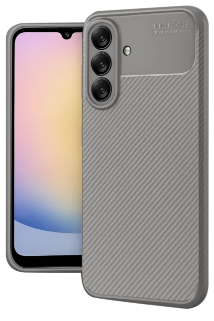 Uray store Samsung Galaxy A17 5G Auto Focus Karbon Kapak - Gri