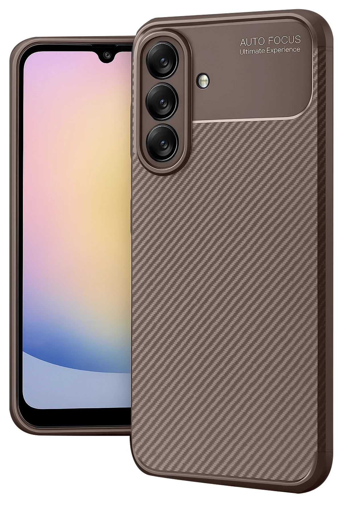 newface-samsung-galaxy-a17-5g-auto-focus-karbon-kapak-kahverengi-default Uray store Samsung Galaxy A17 5G Auto Focus Karbon Kapak - Kahverengi - Görsel 1