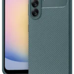 Uray store Samsung Galaxy A17 5G Auto Focus Karbon Kapak - Koyu Yeşil