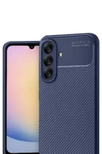 Uray store Samsung Galaxy A17 5G Auto Focus Karbon Kapak - Lacivert - Görsel 2