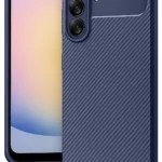 Uray store Samsung Galaxy A17 5G Auto Focus Karbon Kapak - Lacivert