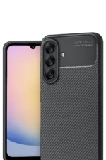 Uray store Samsung Galaxy A17 5G Auto Focus Karbon Kapak - Siyah - Görsel 2