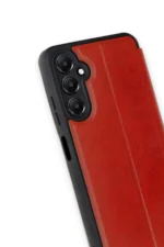 Uray store Samsung Galaxy A17 5G Flip Cover - Kırmızı - Görsel 3