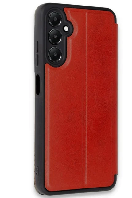Uray store Samsung Galaxy A17 5G Flip Cover - Kırmızı