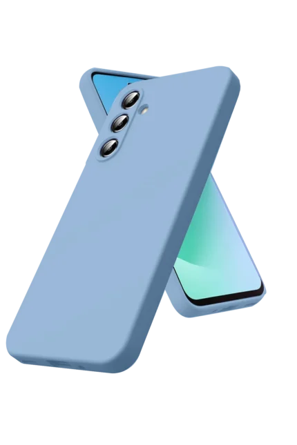 Uray store Samsung Galaxy A17 5G Nano içi Kadife Silikon - Mavi