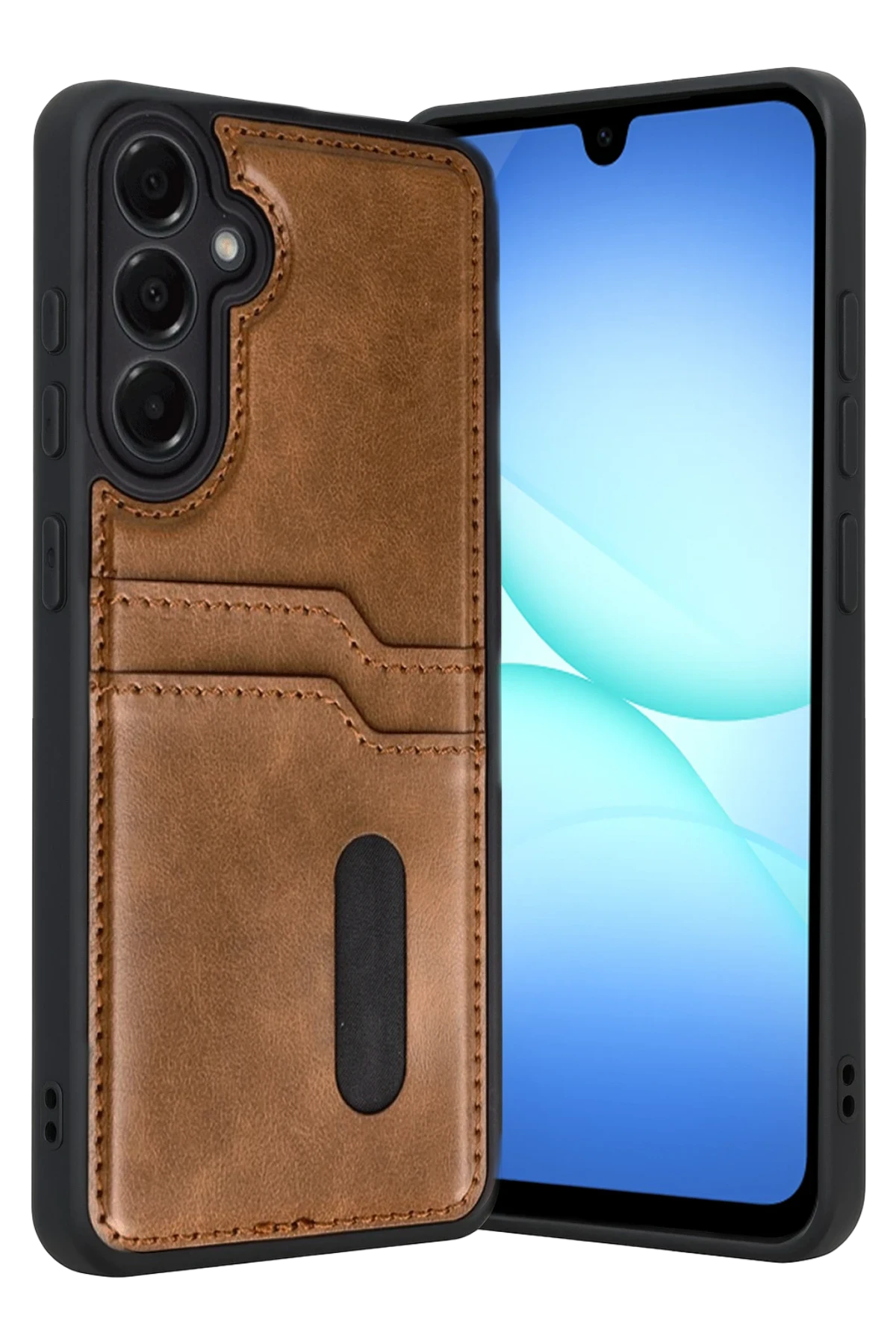 newface-samsung-galaxy-a17-5g-sara-kartvizitli-deri-kilif-taba-default Uray store Samsung Galaxy A17 5G Sara Kartvizitli Deri Kılıf - Taba - Görsel 1