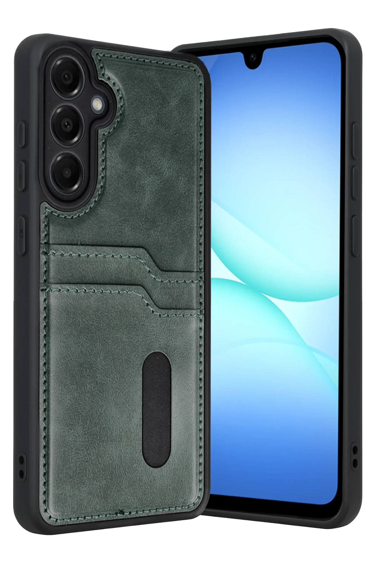 newface-samsung-galaxy-a17-5g-sara-kartvizitli-deri-kilif-yesil-default Uray store Samsung Galaxy A17 5G Sara Kartvizitli Deri Kılıf - Yeşil - Görsel 1