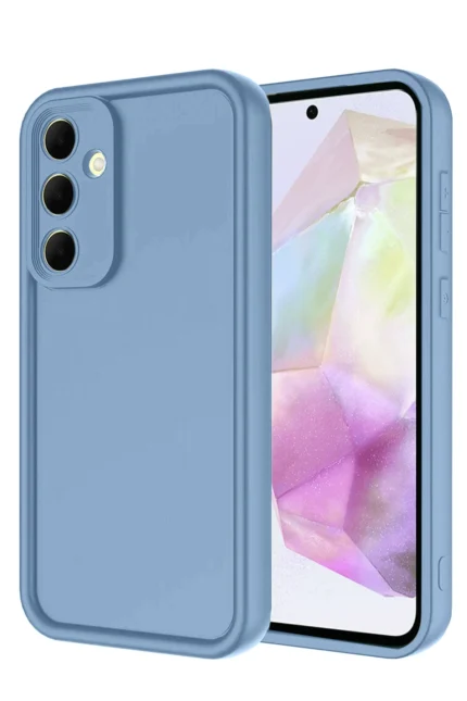 Uray store Samsung Galaxy A17 5G Viera Silikon - Mavi