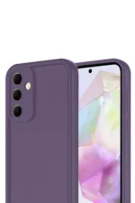 Uray store Samsung Galaxy A17 5G Viera Silikon - Mürdüm - Görsel 2
