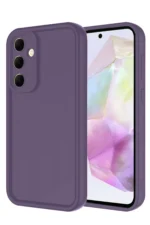 Uray store Samsung Galaxy A17 5G Viera Silikon - Mürdüm