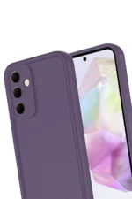 Uray store Samsung Galaxy A17 5G Viera Silikon - Mürdüm - Görsel 3
