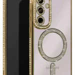 Uray store Samsung Galaxy A17 5G Joke Simli Magneticsafe Kılıf - Gold