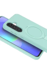 Uray store Samsung Galaxy A17 5G Regal Magsafe Standlı Kapak - Su Yeşili - Görsel 2