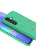Uray store Samsung Galaxy A17 5G Regal Magsafe Standlı Kapak - Yeşil - Görsel 2