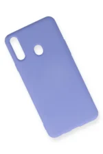 Uray store Samsung Galaxy A20S Kılıf Nano içi Kadife Silikon - Lila - Görsel 2