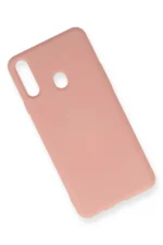 Uray store Samsung Galaxy A20S Kılıf Nano içi Kadife Silikon - Pudra - Görsel 2