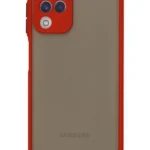 Uray store Samsung Galaxy A22 Kılıf Montreal Silikon Kapak - Kırmızı