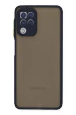 Uray store Samsung Galaxy A22 Kılıf Montreal Silikon Kapak - Lacivert