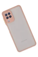 Uray store Samsung Galaxy A22 Kılıf Montreal Silikon Kapak - Pembe - Görsel 3