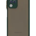 Uray store Samsung Galaxy A22 Kılıf Montreal Silikon Kapak - Yeşil