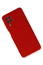 Uray store Samsung Galaxy A22 Kılıf Nano içi Kadife Silikon - Kırmızı - Görsel 2