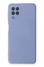 Uray store Samsung Galaxy A22 Kılıf Nano içi Kadife Silikon - Lila
