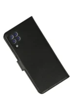 Uray store Samsung Galaxy A22 Kılıf Trend S Plus Kapaklı Kılıf - Siyah - Görsel 3