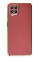 Uray store Samsung Galaxy A22 Kılıf Volet Silikon - Kırmızı - Görsel 2