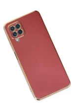 Uray store Samsung Galaxy A22 Kılıf Volet Silikon - Kırmızı - Görsel 3
