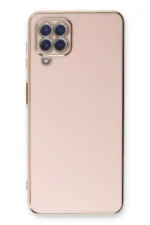 Uray store Samsung Galaxy A22 Kılıf Volet Silikon - Pembe - Görsel 2