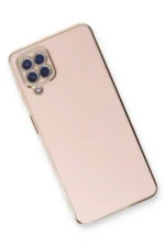 Uray store Samsung Galaxy A22 Kılıf Volet Silikon - Pembe - Görsel 3