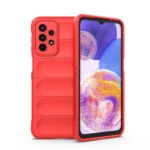Uray store Samsung Galaxy A23 4G Kılıf Optimum Silikon - Kırmızı