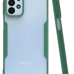 Uray store Samsung Galaxy A23 4G Kılıf Platin Silikon - Yeşil