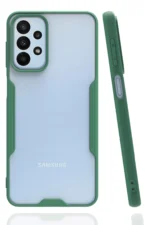 Uray store Samsung Galaxy A23 4G Kılıf Platin Silikon - Yeşil