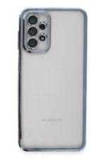 Uray store Samsung Galaxy A23 4G Kılıf Razer Lensli Silikon - Açık Mavi - Görsel 2