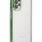 Uray store Samsung Galaxy A23 4G Kılıf Razer Lensli Silikon - Yeşil