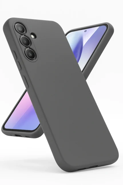 Uray store Samsung Galaxy A24 4G Kılıf First Silikon - Gri