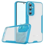 Uray store Samsung Galaxy A24 4G Kılıf Platin Silikon - Mavi